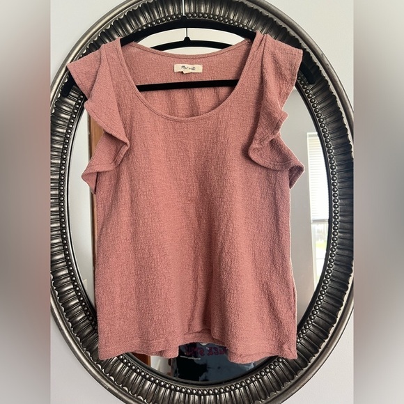 Madewell Tops - Madewell Flutter Sleeved Top